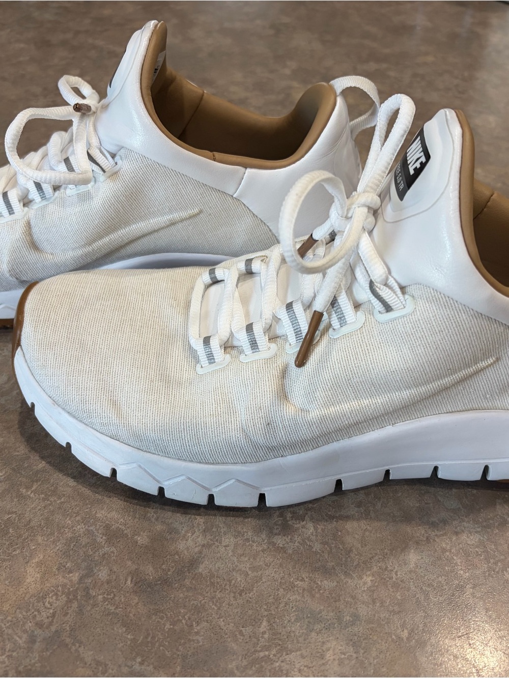 Nike 5.0 TR White Cream Tan Men’s Sneakers